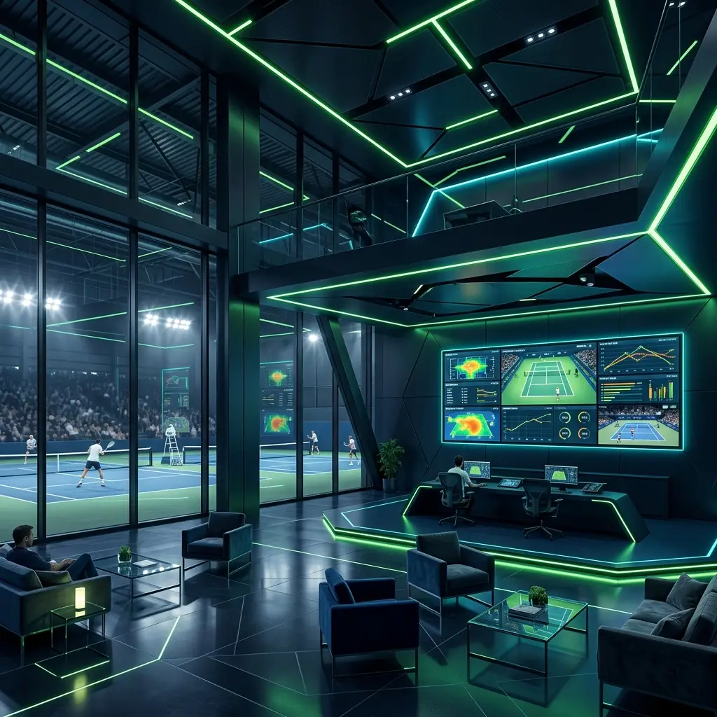 High-Tech Tennis Clubhouse