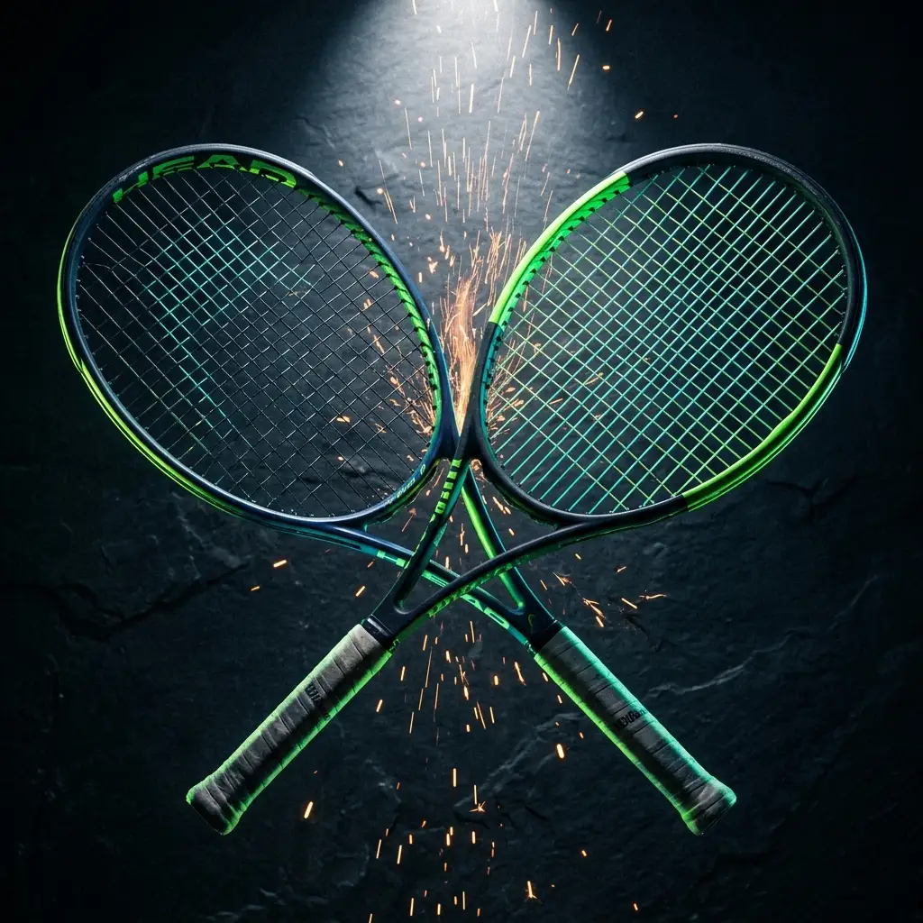 Crossed Tennis Rackets